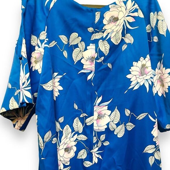 Vintage 70’s Lauhala Floral Muumuu Hawaiian Maxi Dress - Picture 5 of 6